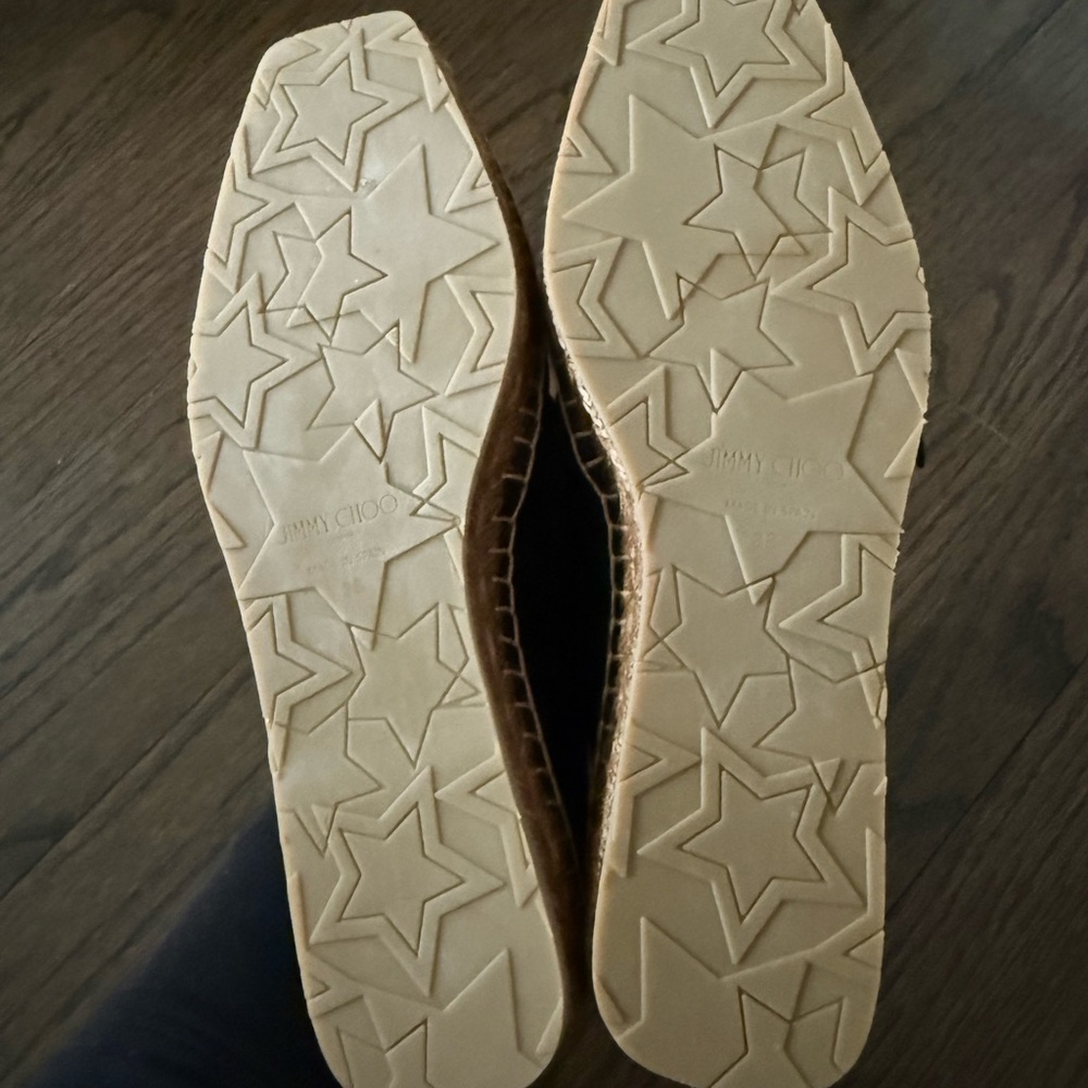 Jimmy Choo Black espadrilles with Crystal buckle - Picture 2 of 8